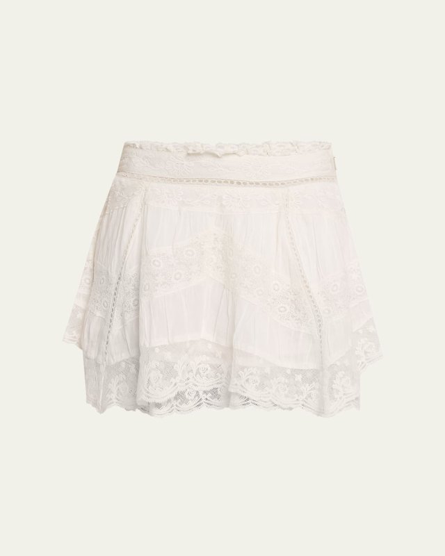 Idal Lace Mini Skirt